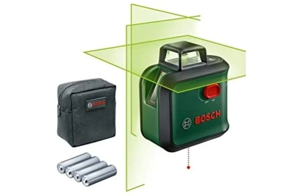 Nível Laser Luz Verde AdvancedlLevel 360 UNI Bosch 0603663B03