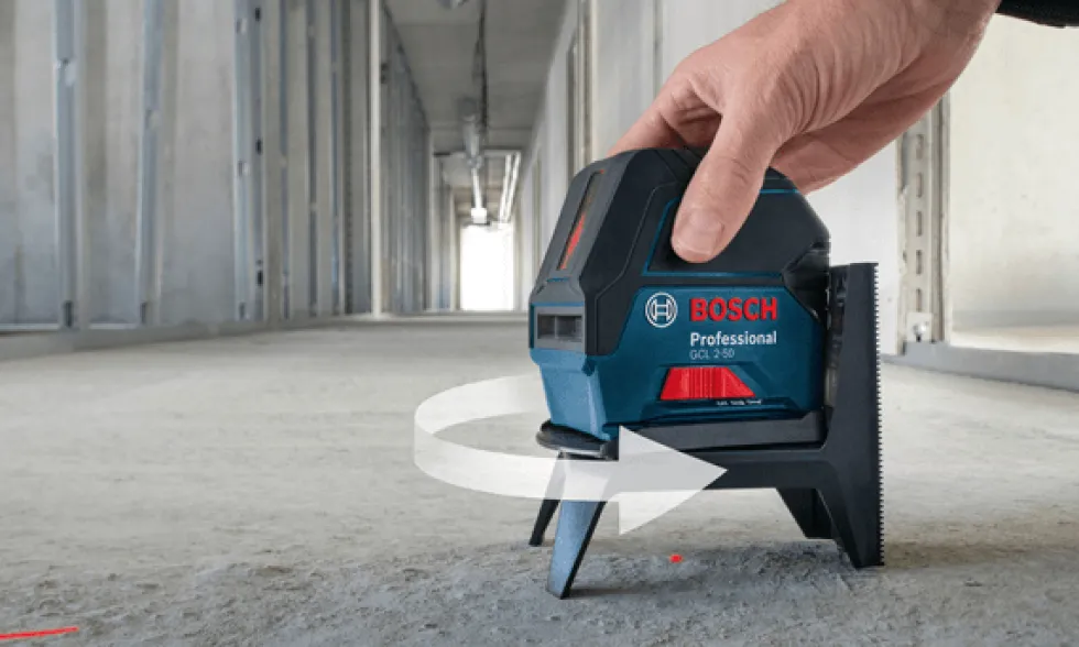 Nível Laser Luz Vermelha Bosch GCL 2-50 + LR6 Professional