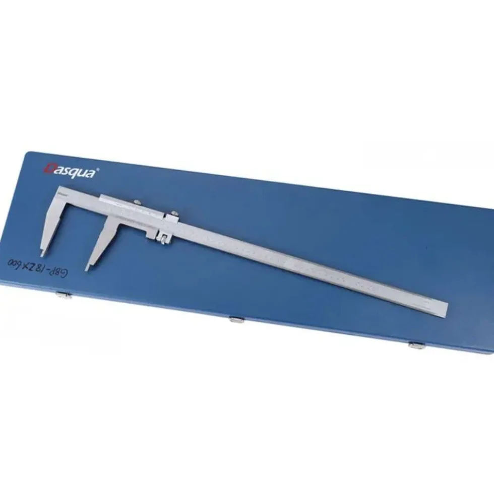 Paquímetro Vernier Monobloco Estilo Bico e Ajuste Fino Dasqua 0-600 mm 1310-0011