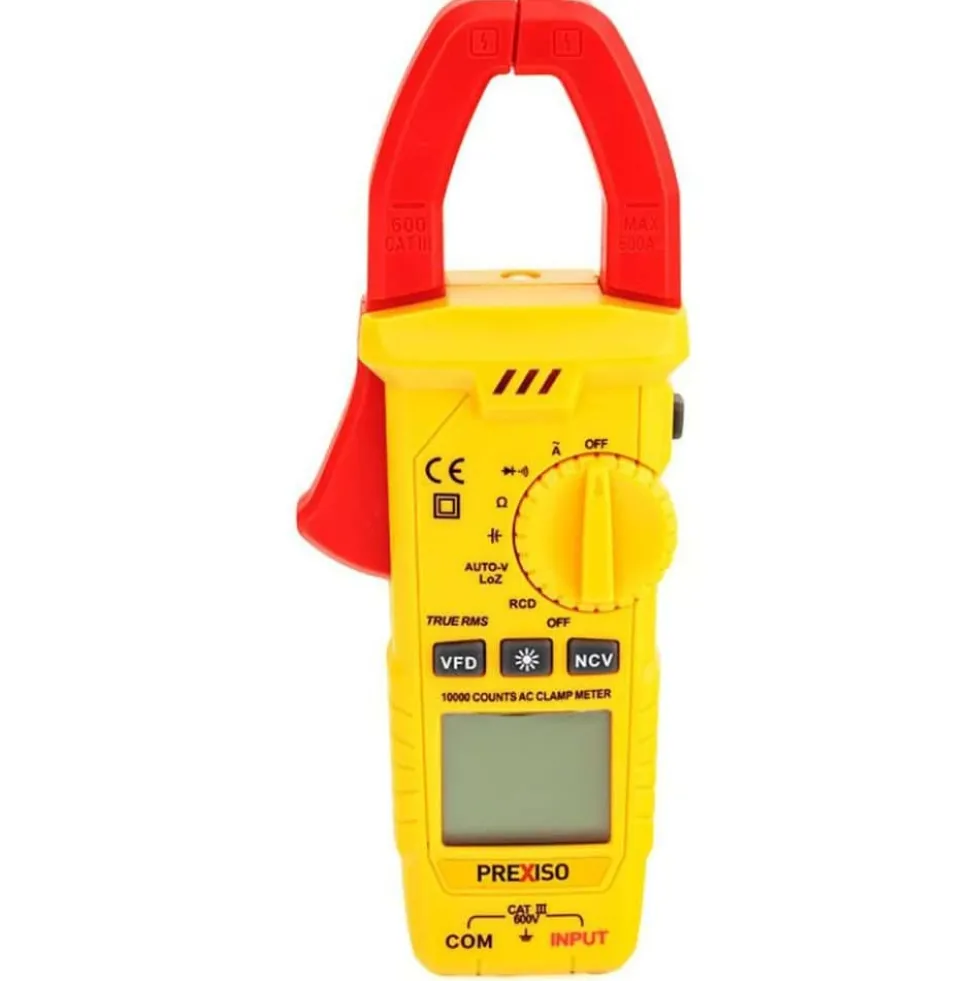 Pinça Amperimétrica Digital 600V 10A Prexiso PDMX-83B