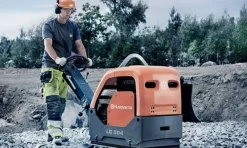 Placa Compactadora Reversível Motor Hatz 470kg Husqvarna LG 504