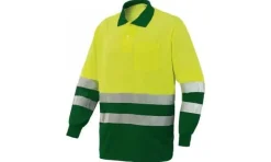 Polo de Manga Comprida Amarelo / VerdeIndustrial Starter 8587038