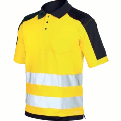 Polo manga curta HV 08190 amarelo/azul Industrial Starter 08190048