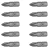 Ponta de Aparafusar 1/4" PH2 × 10 (25 mm) Teng Tools PH2500210