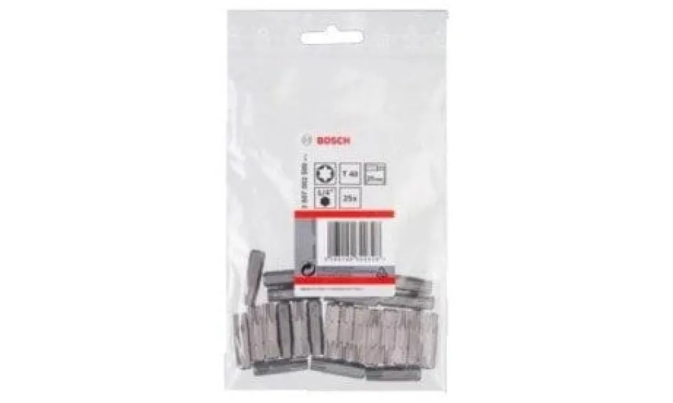 Ponta de Aparafusar T20 25mm ExtraDura 25UN Bosch 2607002496
