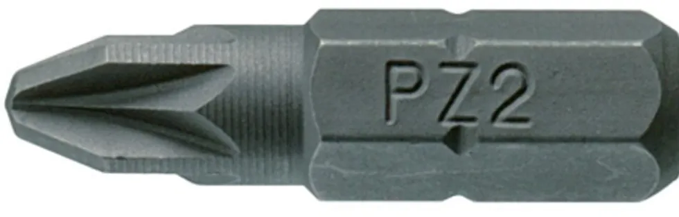 Pontas de Aparafusar 1/4" PZ2 × 3 25 mm Teng Tools PZ2500203