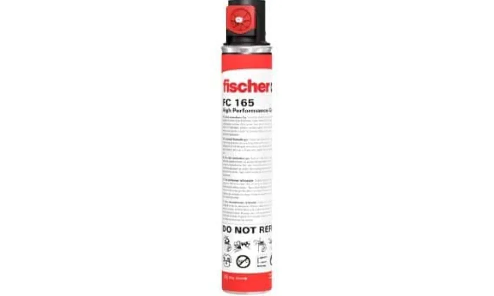 Pregos de Alto Desempenho DFNH 15 + Botija de Gás Fischer 553425