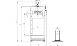 Prensa Hidráulica Manual 30T Kroftools 4899