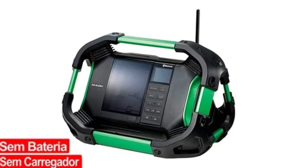Rádio Digital a Bateria 14, 4 - 18V Hikoki UR18DSDLW4Z
