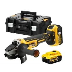 Rebarbadora Angular 125mm Li-Ion 5Ah XR 18V DeWalt DCG405P2-QW