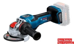 Rebarbadora BITURBO X-LOCK 125mm GWS 18V-15 PSC Bosch 06019H6G00
