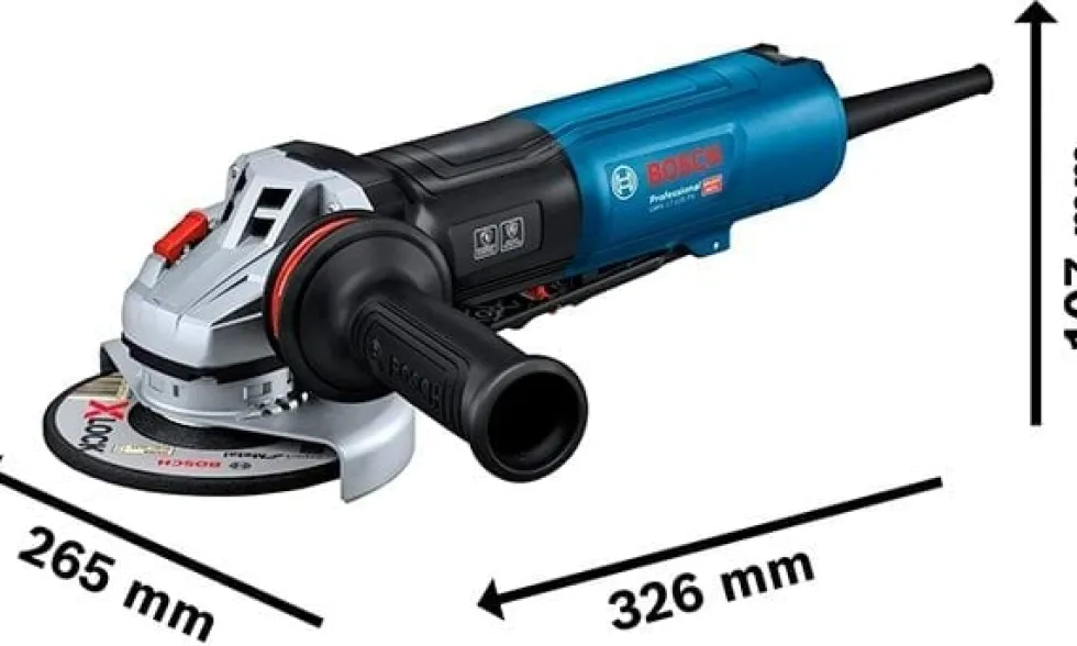 Rebarbadora 125mm GWS 17-125 PS Professional Bosch 06017D1300