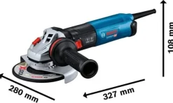 Rebarbadora 150mm GWS 17-150 S Professional Bosch 06017D0600