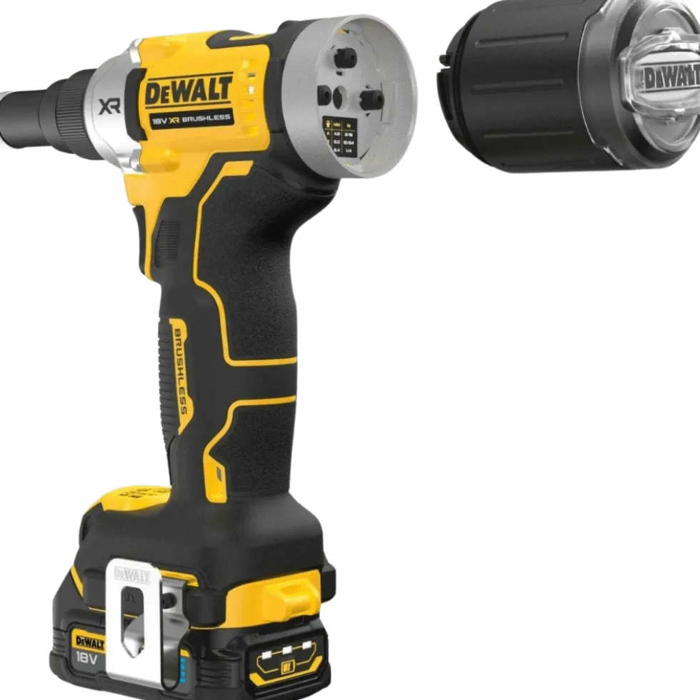 Rebitadora 6,4mm XR 18V Dewalt DCF414E2GT