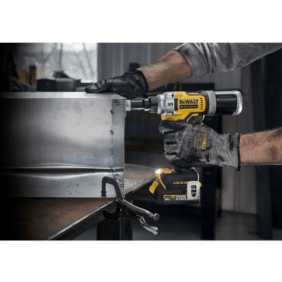 Rebitadora 6,4mm XR 18V Dewalt DCF414E2GT