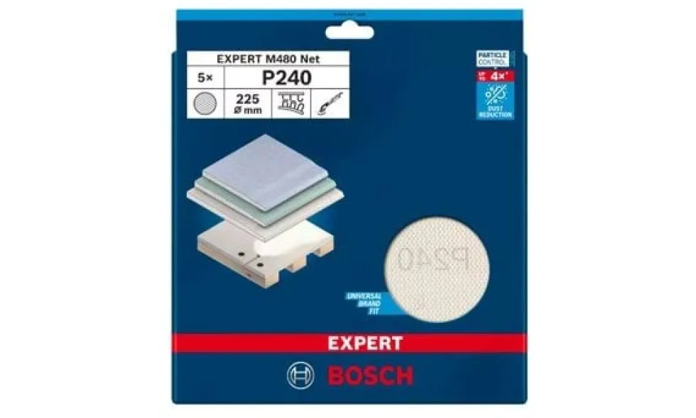Redes de Lixa Expert M480 225mm G240 Bosch 2608901639