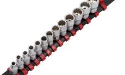 Régua 13 chaves caixa 1/4” curtas bihexagonais Kroftools 1419