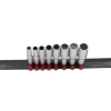 Régua 8 chaves de caixa 1/4” longas bihexagonais Kroftools 1420
