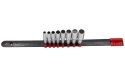 Régua 8 chaves de caixa 1/4” longas bihexagonais Kroftools 1420