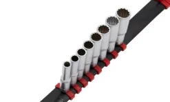 Régua 8 chaves de caixa 1/4” longas bihexagonais Kroftools 1420