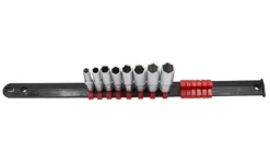 Régua 8 chaves de caixa 1/4” longas hexagonais Kroftools 1416