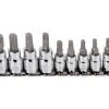 Régua de Chaves de Caixa 1/4” / 3/8” Ponta Torx Kroftools 1239