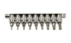 Régua de Chaves de Caixa 3/8” Ponta Torx Kroftools 2370