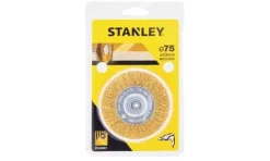 Roda de Arame de Latão 75x10mm p/ Madeira Stanley STA36007-XJ