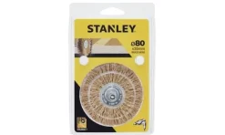 Roda de Arame de Latão 80x40mm p/ Madeira Stanley STA36017-XJ