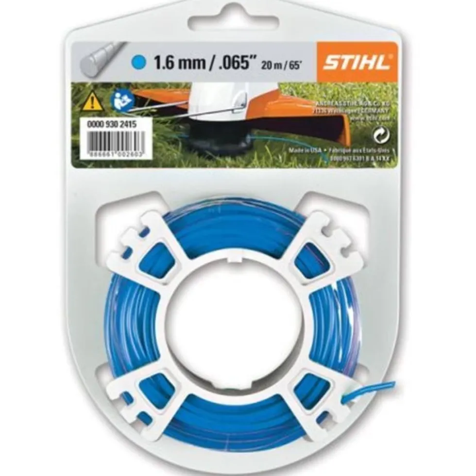 Rolo de Fio de Nylon 1.6 mm 20.0 m Stihl 0000 930 2415