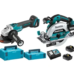 Serra Circular DHS680Z + Rebarbadora DGA504Z Makita DHP486PRO1