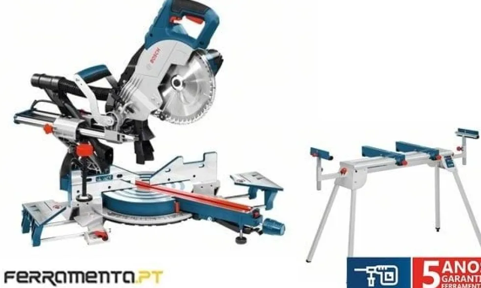 Serra de esquadria Bosch GCM 8 SJL Professional + GTA 2600