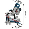 Serra de Esquadria Bosch GCM 18V-216 Professional