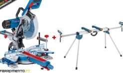 Serra de Meia Esquadria Bosch GCM 350-254 + GTA 2600 Professional