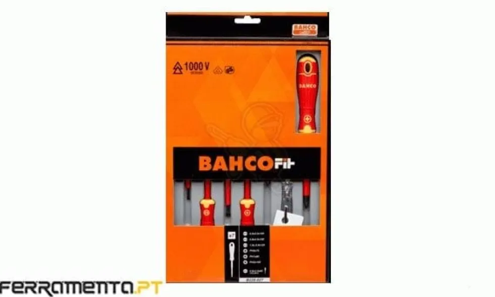 Set Chaves de Fenda / Phillips 7Pcs Bahco B220.027