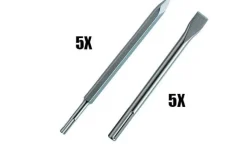 Set Cinzel e Ponteiro SDS-MAX 400mm Makita D-35324-10