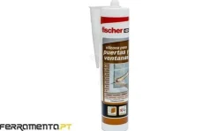 Silicone p/ Portas e Janelas 300ml Translúcido Fischer 505445