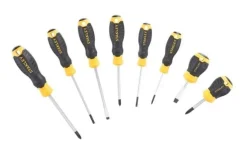 Stanley Conjunto Chaves de Fenda Cushion Grip - 8 Pcs STHT16167-0