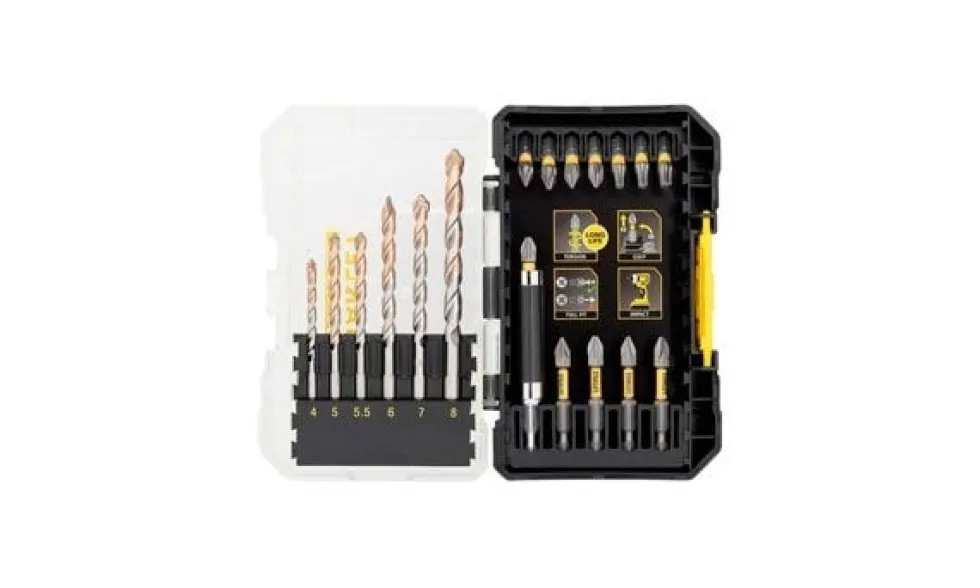 Stanley Fatmax Kit pontas e brocas de 19 peças STA88552-XJ