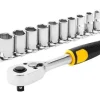 Stanley Jogo de Roquete 1/4" - 11Pcs STMT82666-0