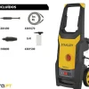 Stanley Lavadora de Alta Pressão 1400W 110 Bar SXPW14E