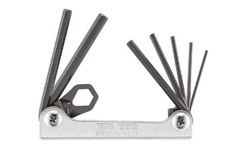 Teng Tools Jogo de Chaves Allen Hexagonais Retráteis 7Pcs 1471AF