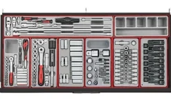 Teng Tools Kit Carro de Ferramentas Pro Cabinet TT 37” 1004 Pcs TCMM1004NBK1