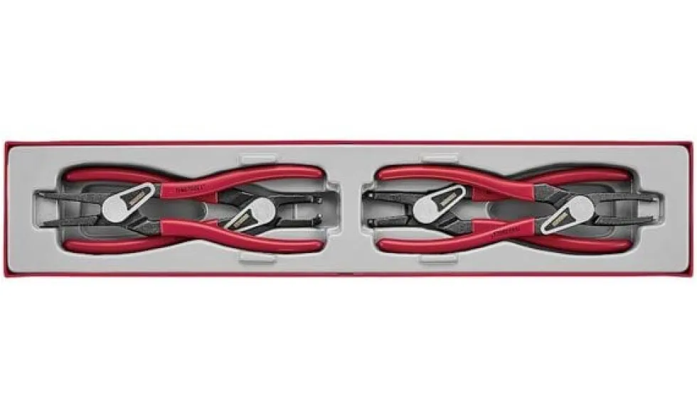 Teng Tools Kit de Alicates CirClip Pro 40-100mm TTX4 4Pcs TTX474-9E