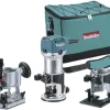 Tupia de 6 e 8mm + Acessórios Makita RT0700CX2J