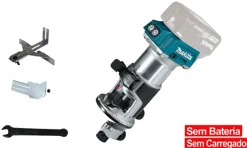 Tupia Multifunções 6 e 8 mm 18V Makita DRT50Z