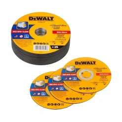 25UN Discos de Corte Inox 115x1,0mm DeWalt DT20593-QZ